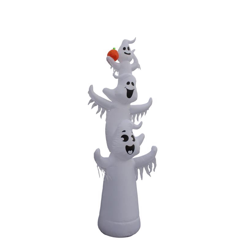 A Holiday Company 20 ft. LED Prelit Three Ghosts Inflatable