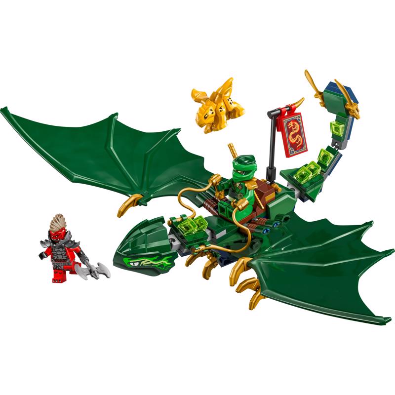 LEGO Ninjago Lloyd's Green Forest Dragon Building Toy Multi 128 pc