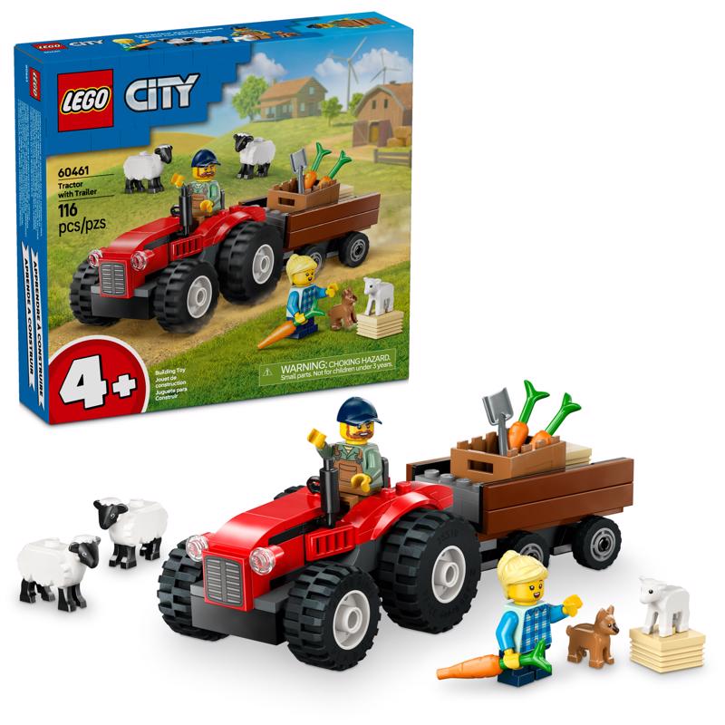 LEGO CITY Tractor with Trailer Building Toy Multi