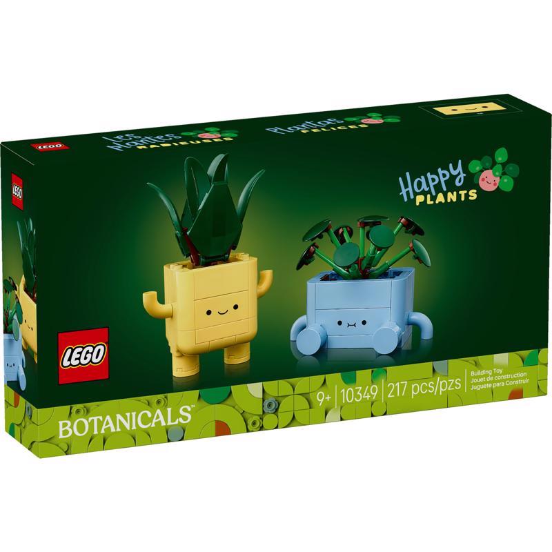 LEGO Botanicals Happy Plants Building Set Multicolored 217 pc