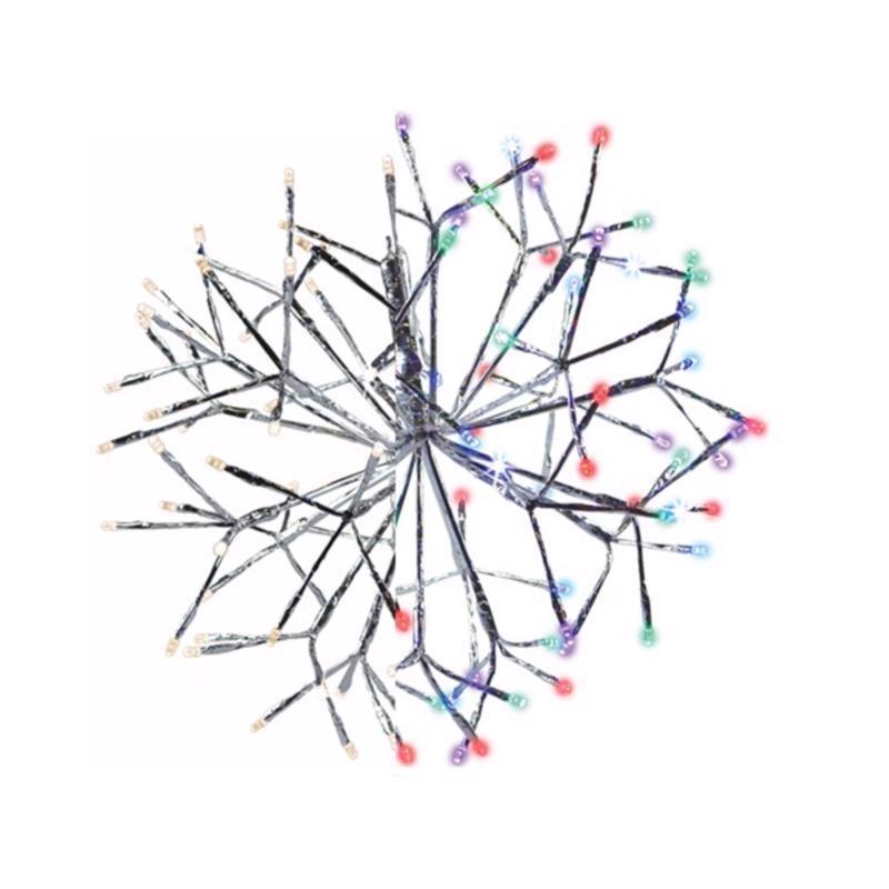 Celebrations LED Multi Shimmering Sphere 12 in. Hanging Decor