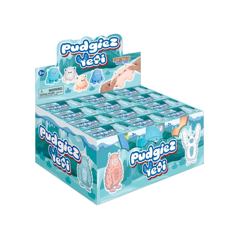 Playmaker Toys Yeti Pudgiez Squishy Assorted