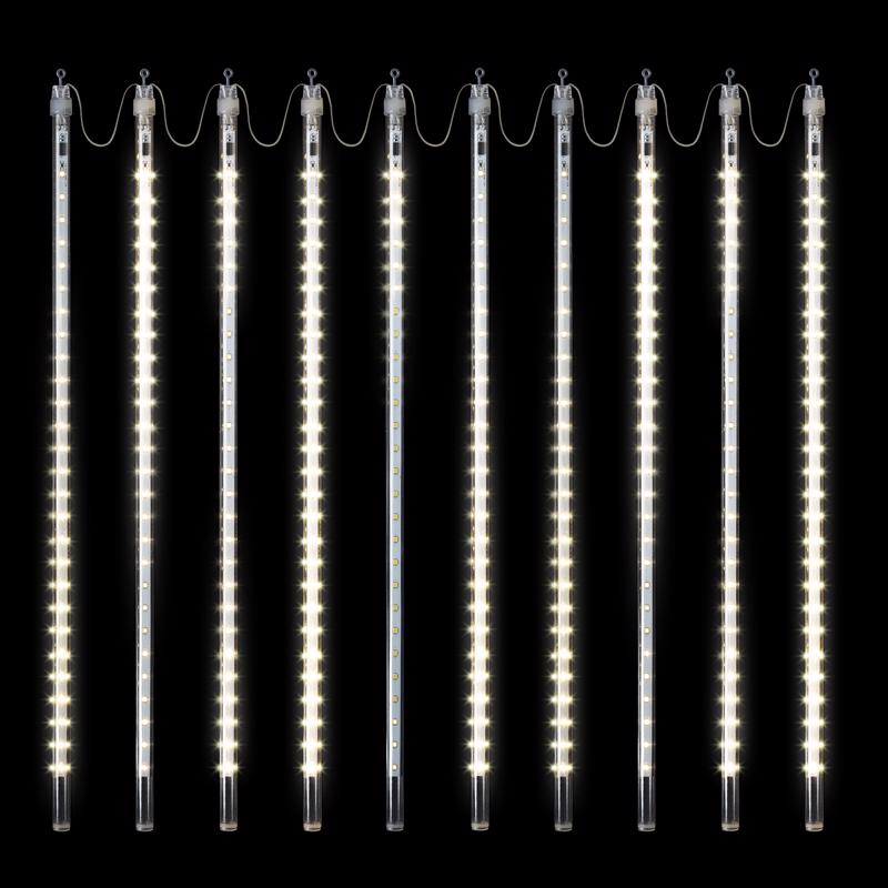 Alpine LED Warm White 54 ct Icicle Light String 9 ft.