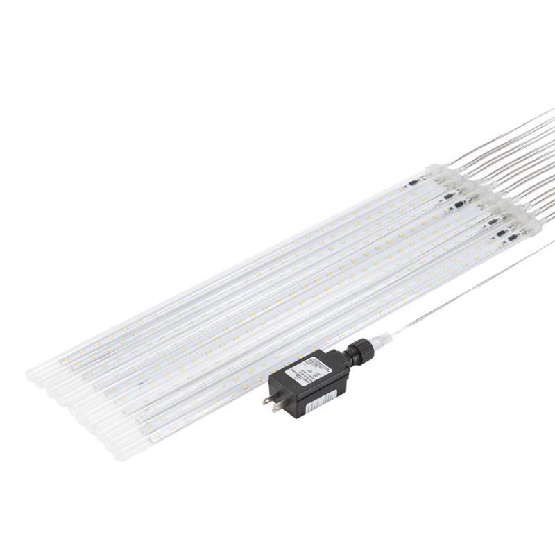 Alpine LED Warm White 54 ct Icicle Light String 9 ft.