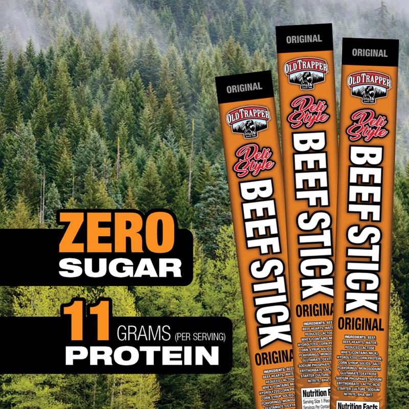 Old Trapper Original Beef Stick 1.75 oz Shrink Wrapped