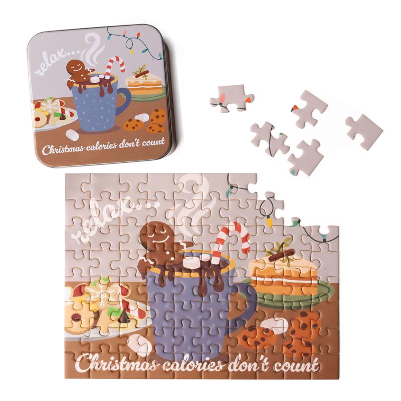 JOLLY JIGSAWS Holiday Mini Puzzles 80 pc