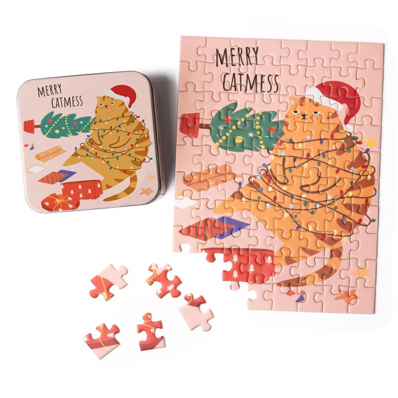 JOLLY JIGSAWS Holiday Mini Puzzles 80 pc