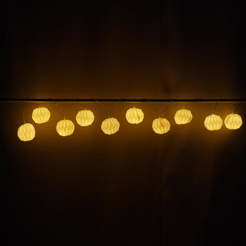 Alpine Warm White 10 ct LED Pumpkin String Lights