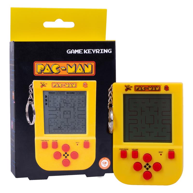 PAC-MAN Game Keyring Arcade Yellow/Red