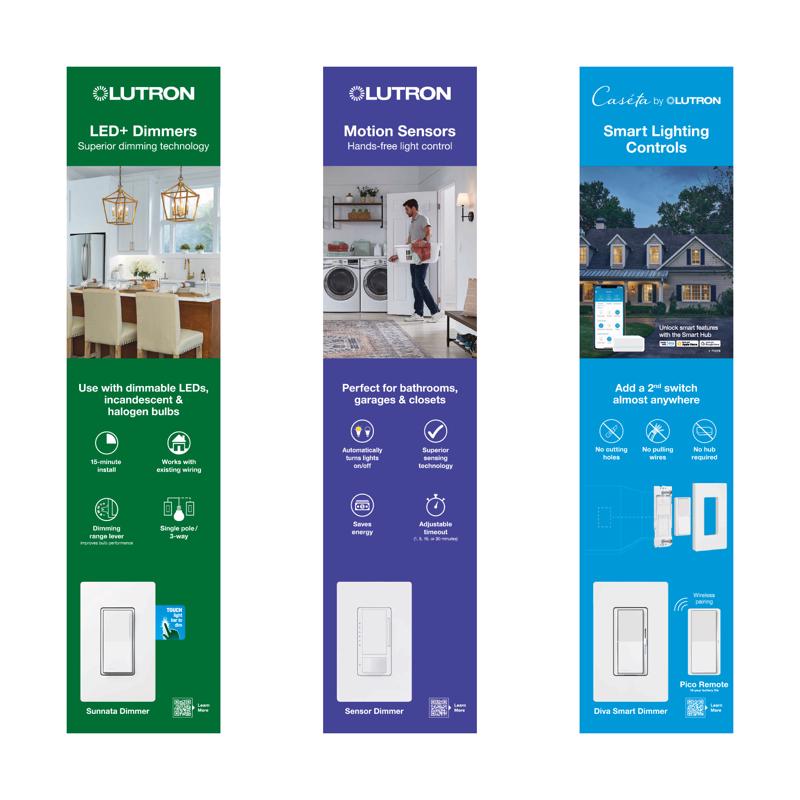 Standard Electrical Sign Kit Lutron Sign Kit