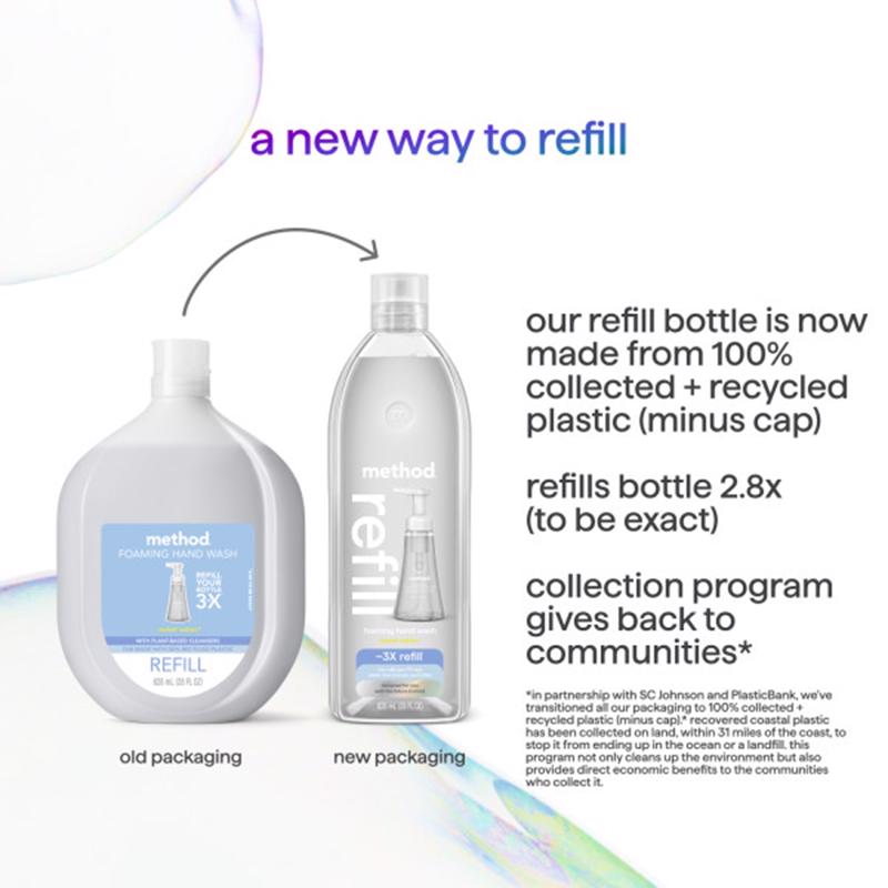 Method Sweet Water Scent Foam Hand Wash 28 oz