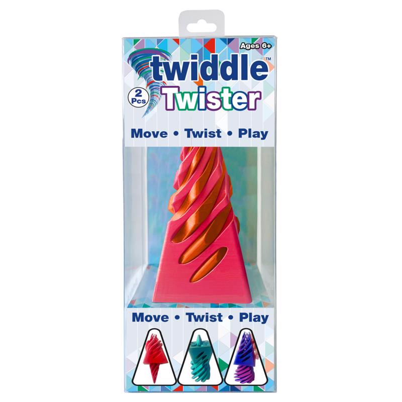 Zorbitz Twiddle Twister Toy Assorted 2 pc