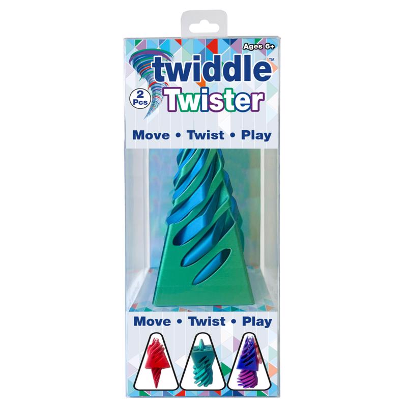 Zorbitz Twiddle Twister Toy Assorted 2 pc