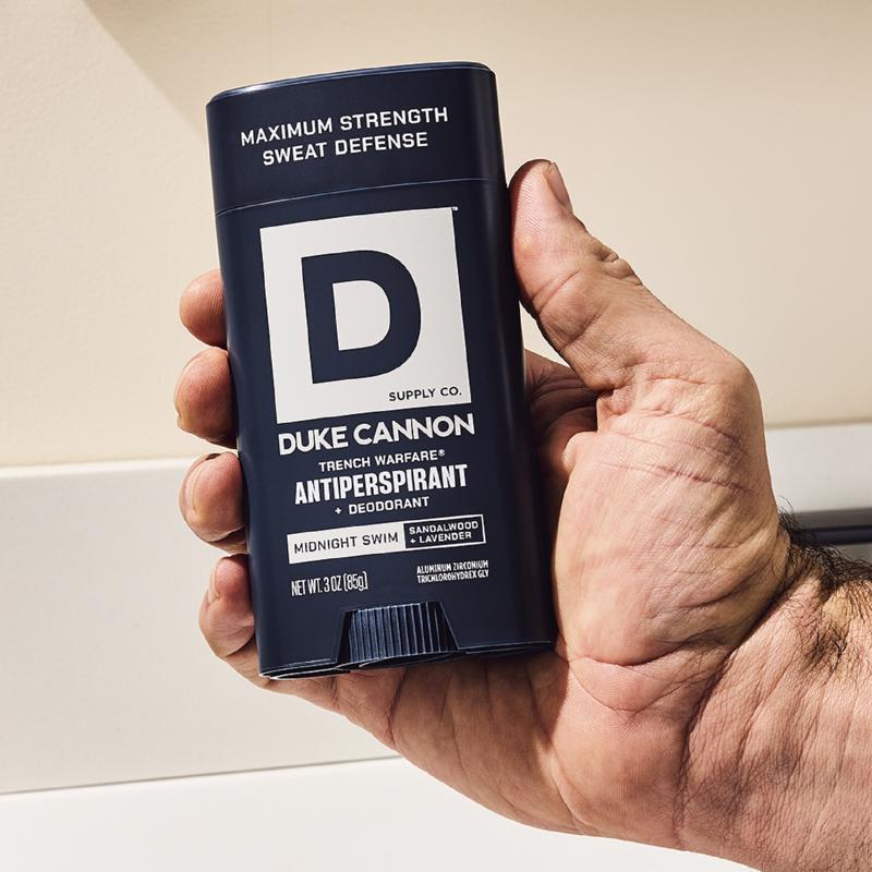 Duke Cannon Trench Warfare Blue Antiperspirants/Deodorants 3 oz 1 pk