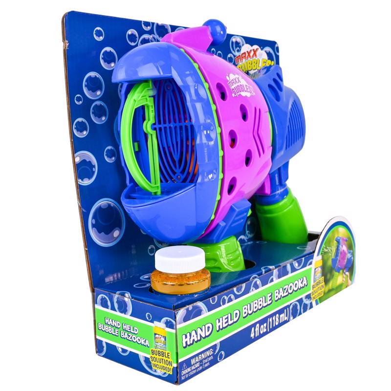 Maxx Bubbles Handheld Bubble Bazooka Multicolor