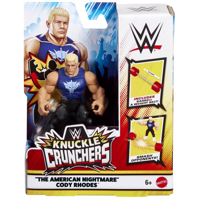 Mattel WWE Knuckle Crunchers Action Figures Multicolored