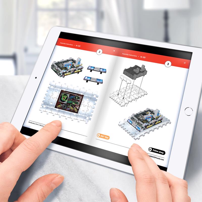 Wrebbit3D Ghostbusters Ecto-1 3D Jigsaw Puzzle 280 pc