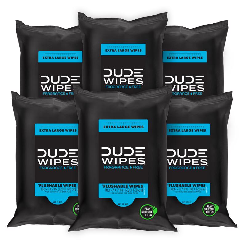 Dude Wipes White Flushable Wipes 18 ct 1 pk