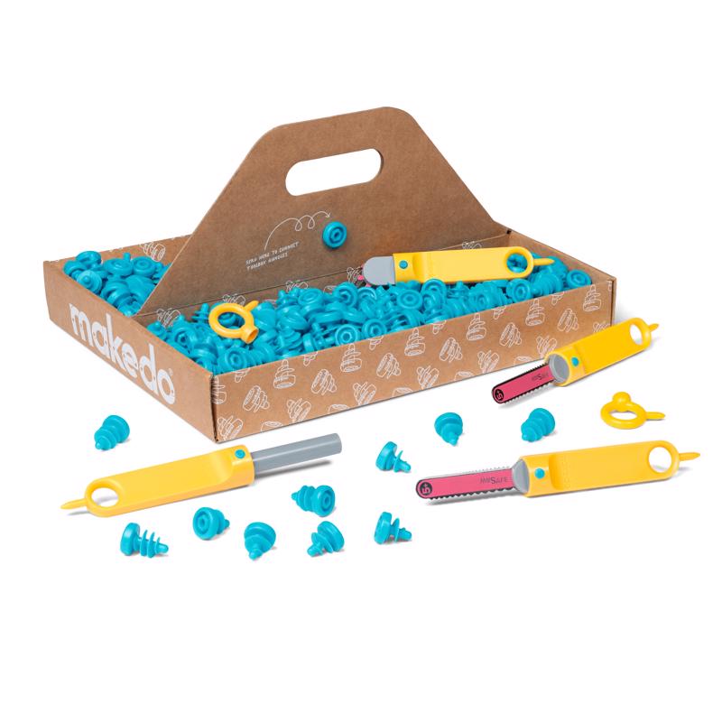 Makedo Discover Kit for 2 to 5 Makers Construction Playset 126 pc