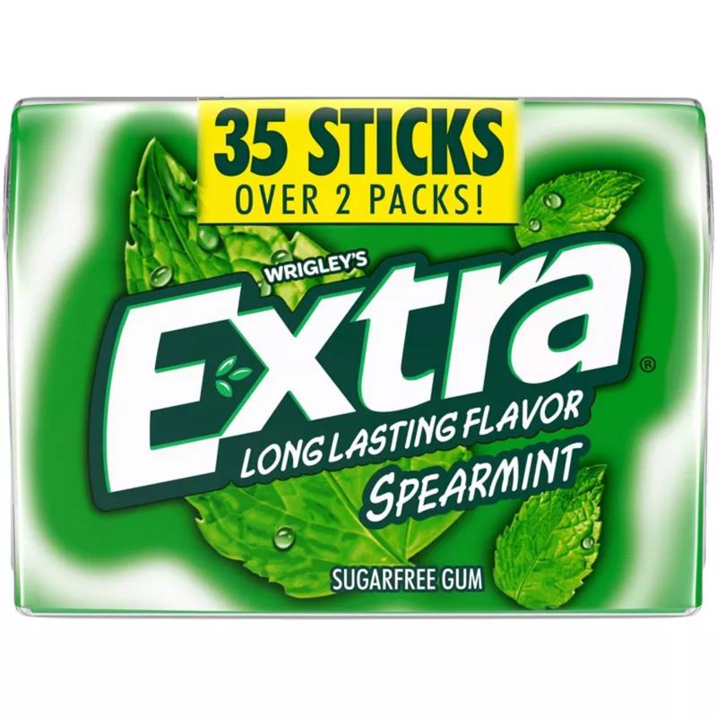 Extra Sugar Free Spearmint Chewing Gum 1 pk