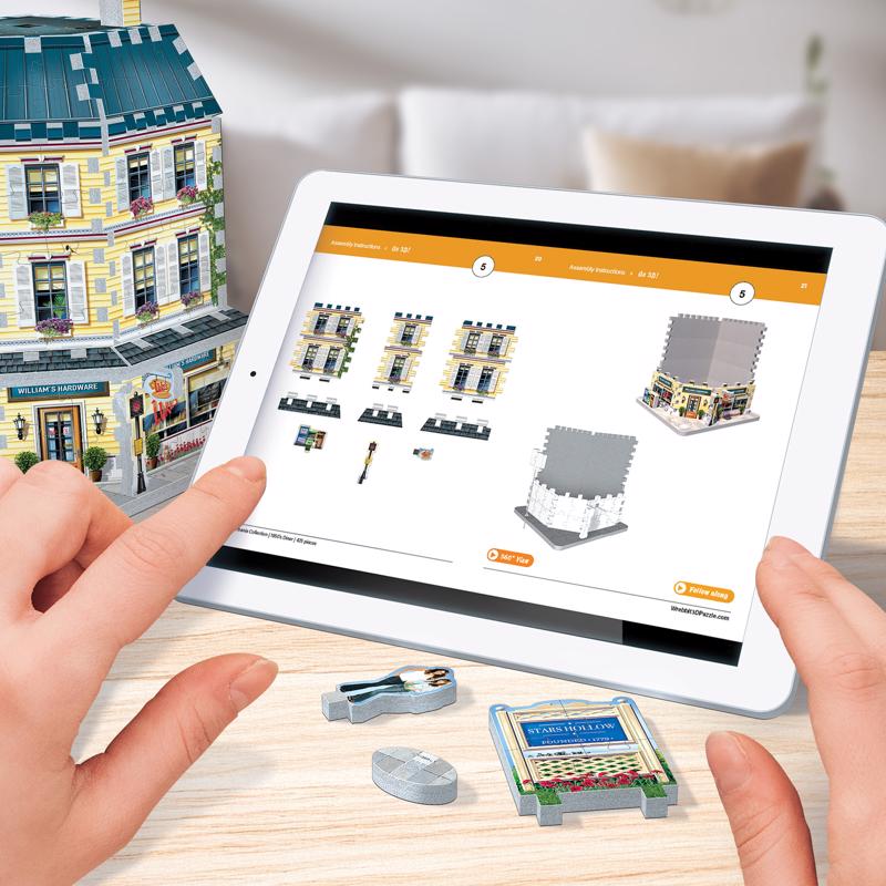 Wrebbit3D Stars Hollow Gilmore Girls 3D jigsaw puzzle 435 pc