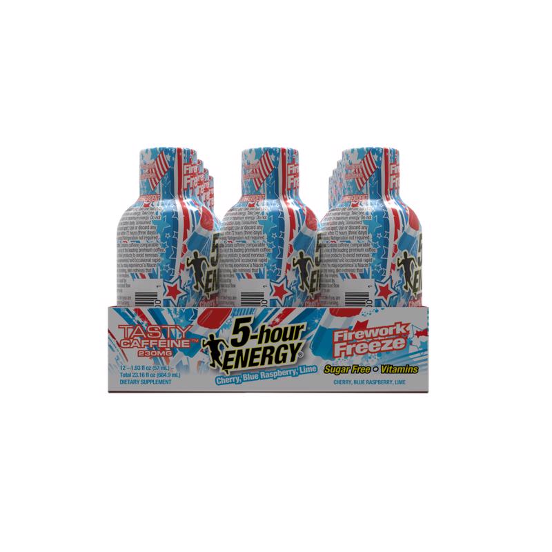 5-hour Energy Fireworks Freeze Sugar Free Assorted Energy Shot 1.93 fl. oz.