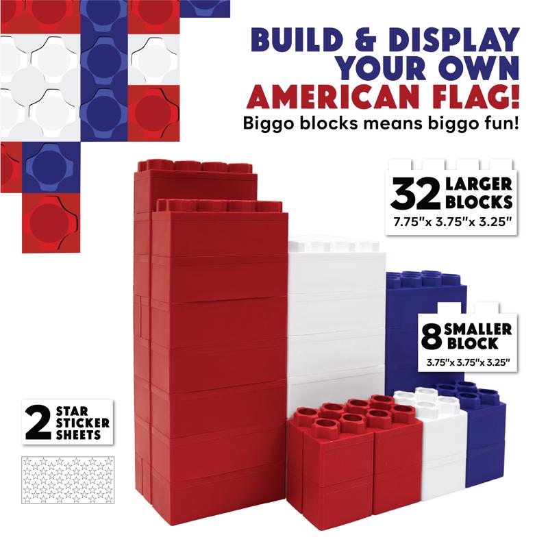 Biggo Blocks Biggo Blocks Set Assorted 32 pc