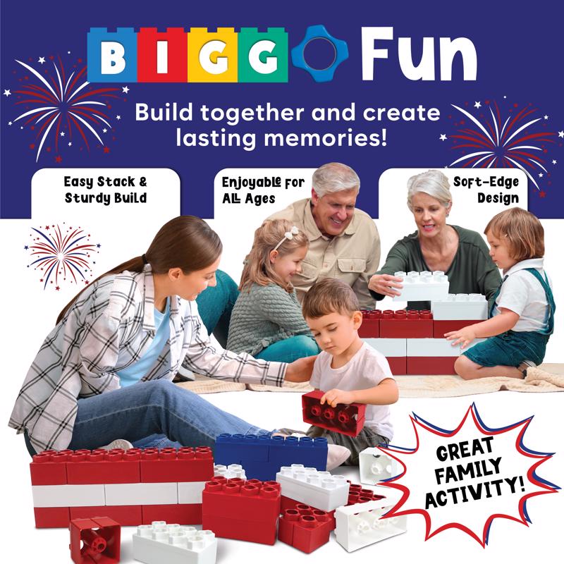 Biggo Blocks Biggo Blocks Set Assorted 32 pc