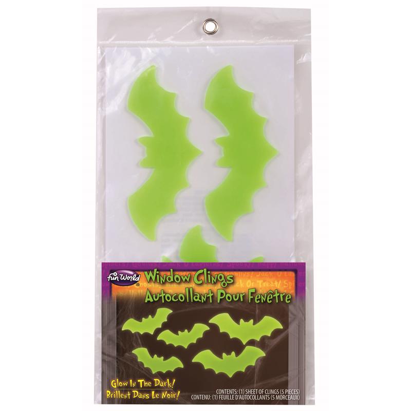 Fun World Ghosts/Bats Clings Halloween Decor