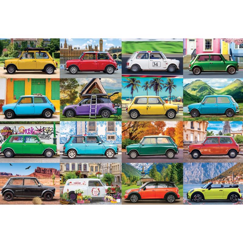 Eurographics Mini Cooper Shaped Tin Puzzle 550 pc