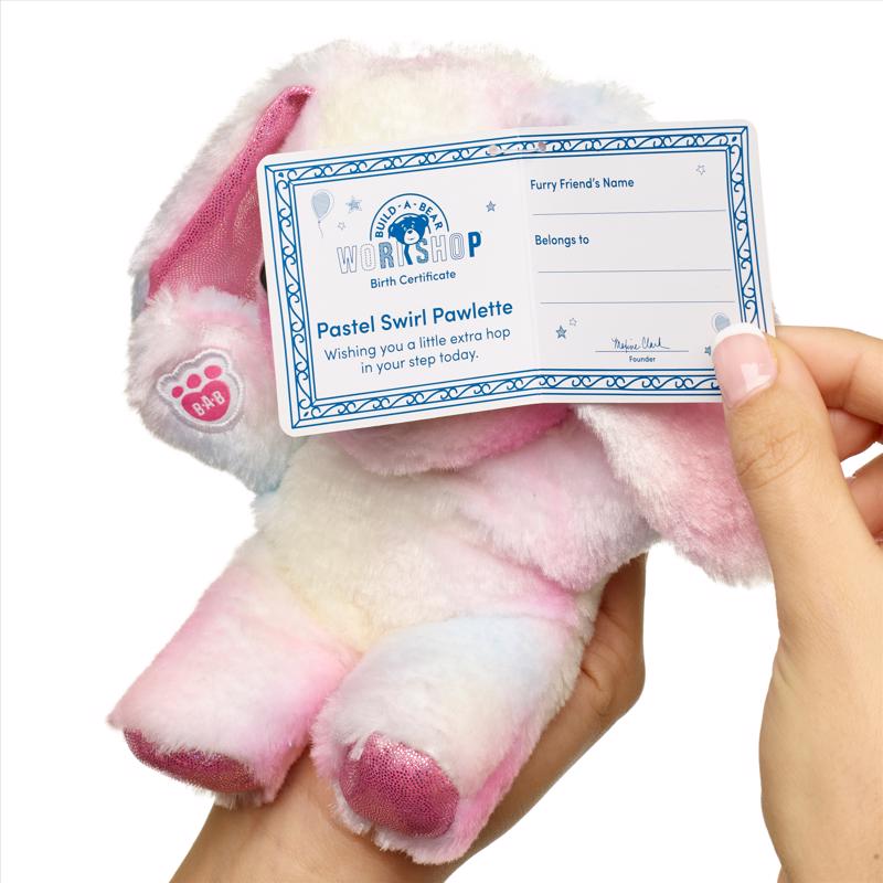 Build-A-Bear Mini Beans Pastel Pawlette Plush Toy
