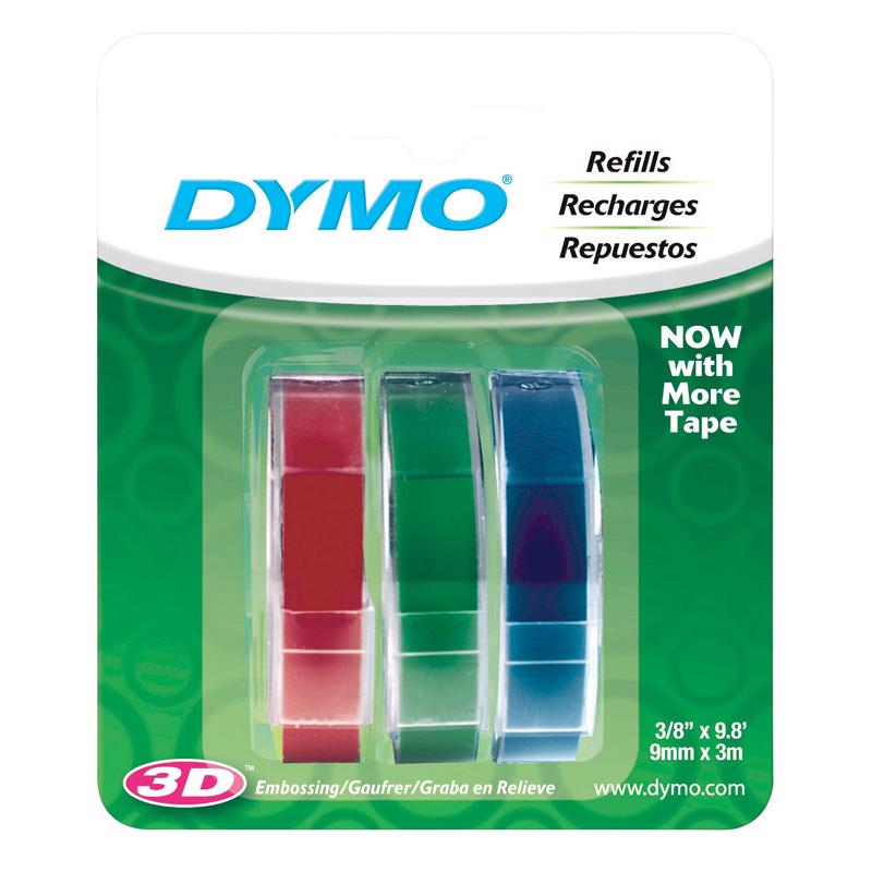 LABEL TAPE ASST 3/8"X9.8'