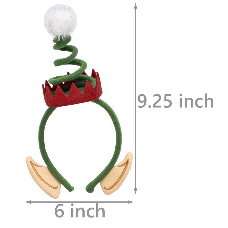 Dyno Spiral Hat and Elf Ears Headband 1 pk
