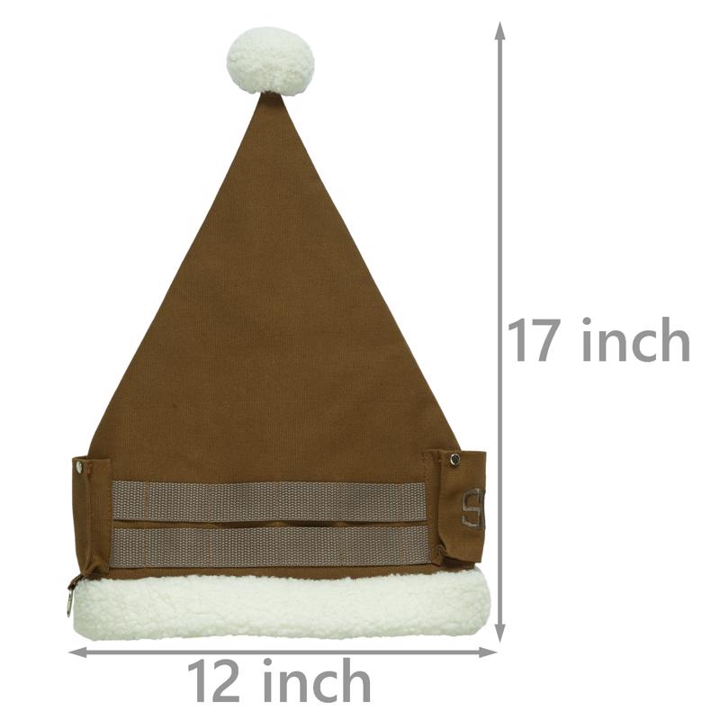 Dyno 17 in. Canvas With Utility Pockets Santa Hat 1 pk
