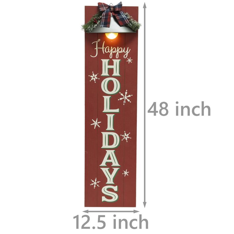 Dyno Holiday Porch Sign 40 in.