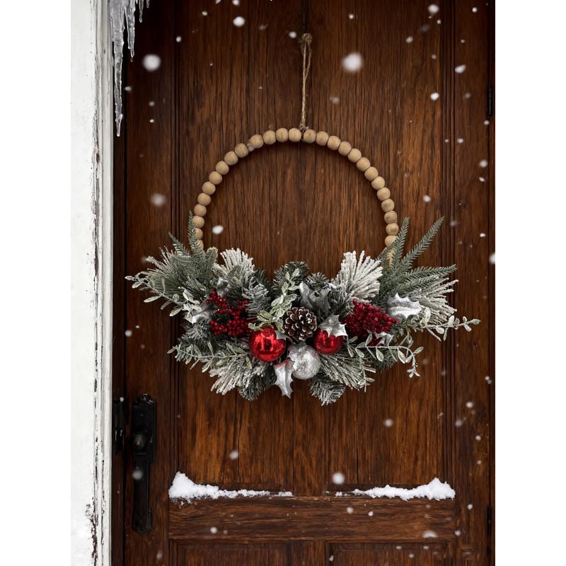 Decra Lite 20 in. D Ornament Wreath