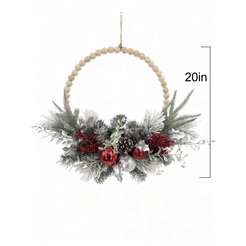 Decra Lite 20 in. D Ornament Wreath