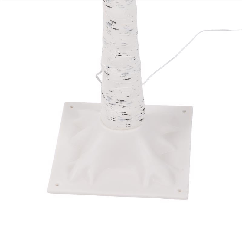 Celebrations LED Warm White Micro Seed Birch Tree 5 ft. Yard Decor