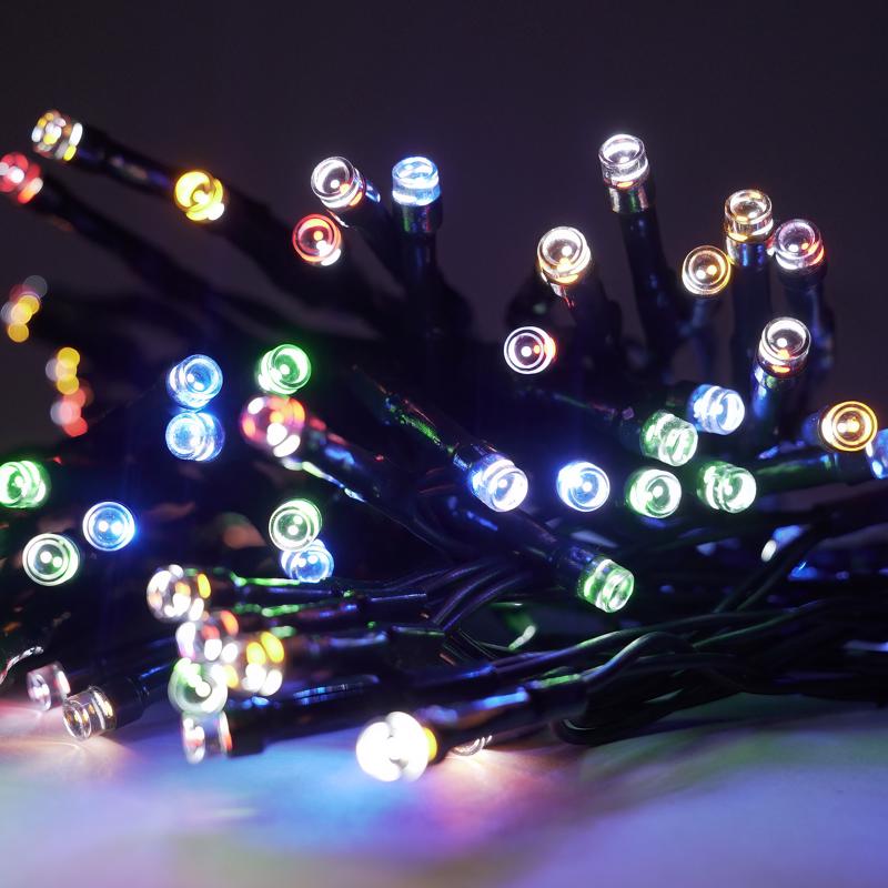 Celebrations LED Mini Multicolored String Lights w/Remote Christmas Lights 130.9 ft.