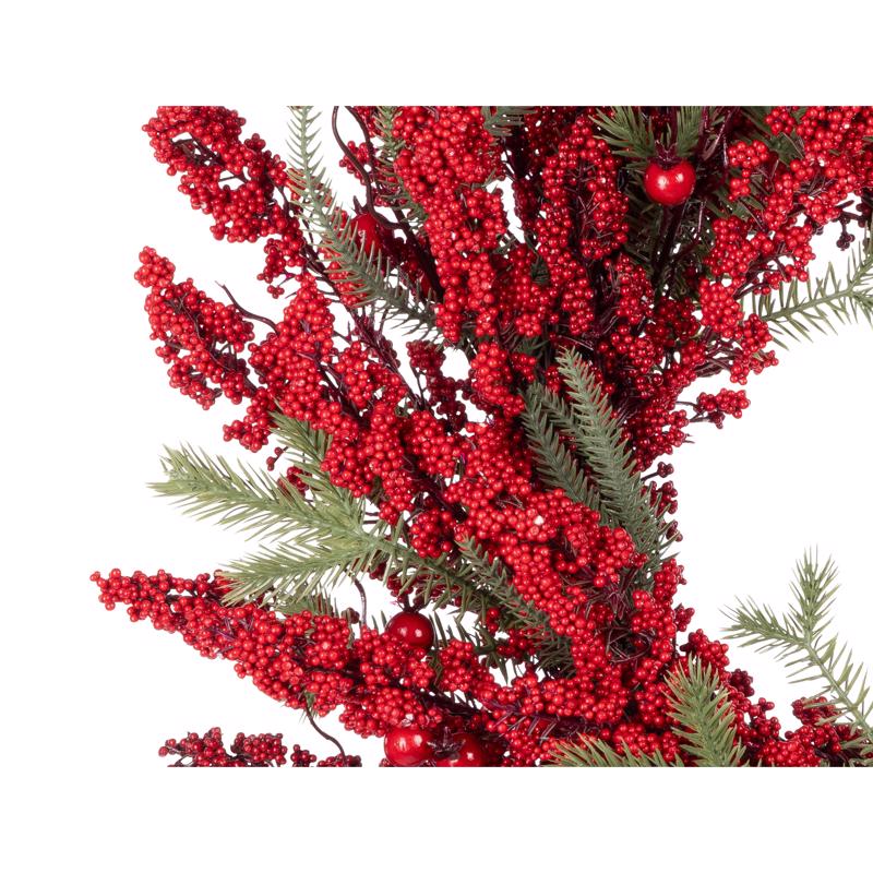 Celebrations 24 in. D Unlit Berry Wreath