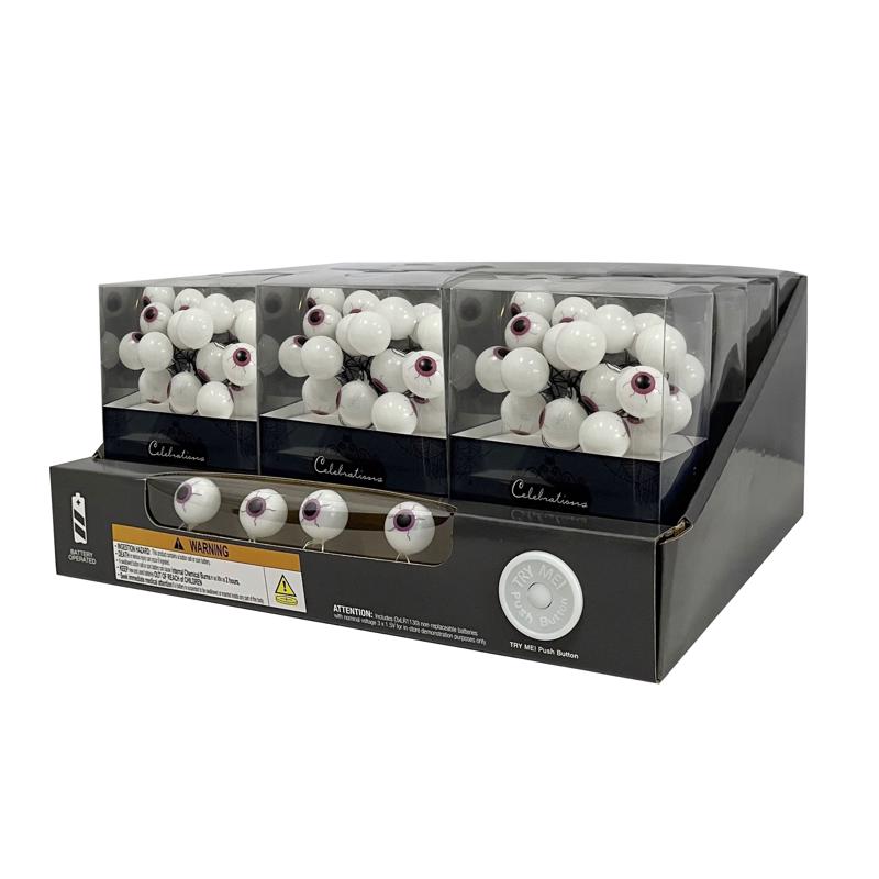 Celebrations Multicolored 18 ct LED Prelit Eyeballs String Lights
