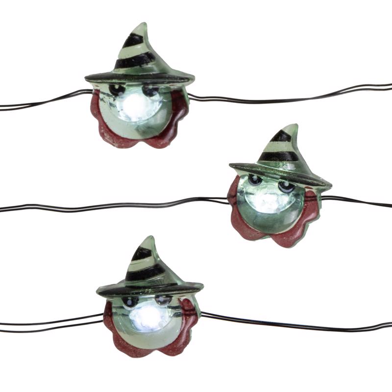 Celebrations Green 15 ct LED Micro Witch Lights