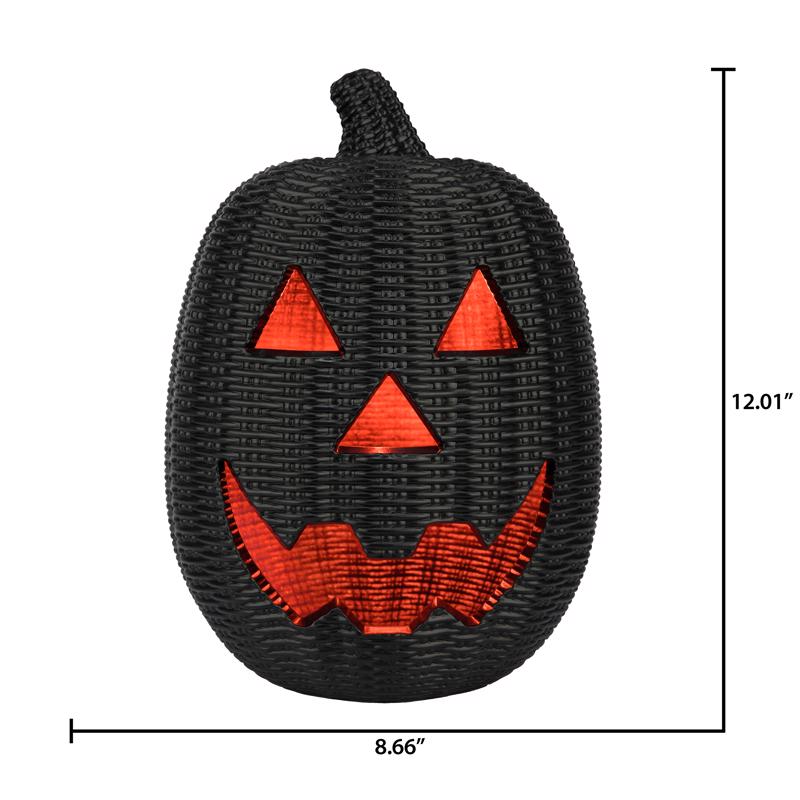 Lighted Pumpkin 12 in. LED Jack-O'-Lantern Blow Mold