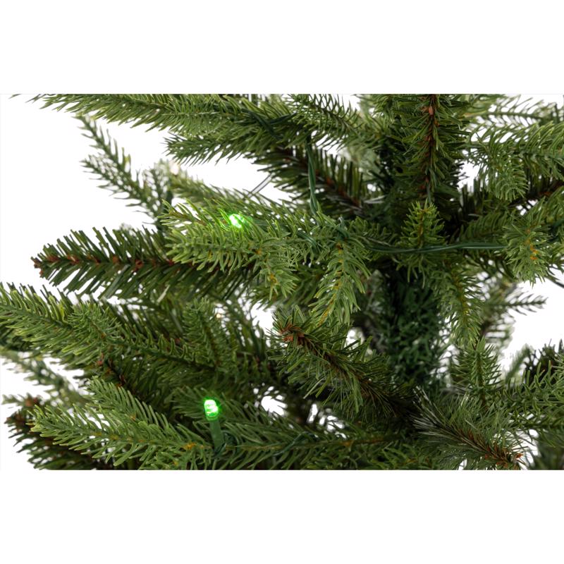 Celebrations 3 ft. Full LED 50 ct Fraser Fir w/ Wood Box Color Changing Entrance Tree