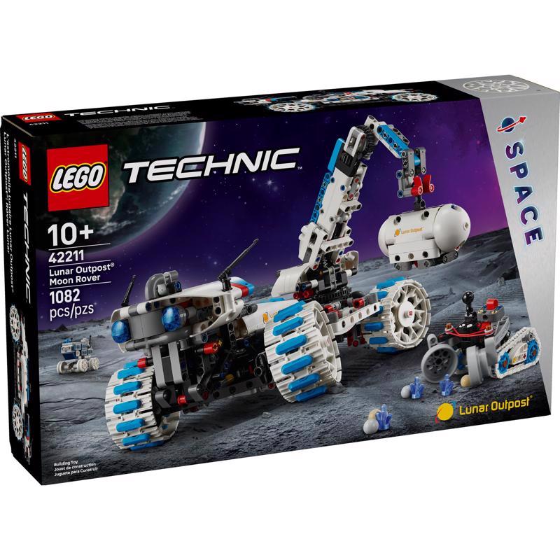 LEGO Technic Lunar Outpost Moon Rover Space Vehicle Building Set Multicolored 1082 pc