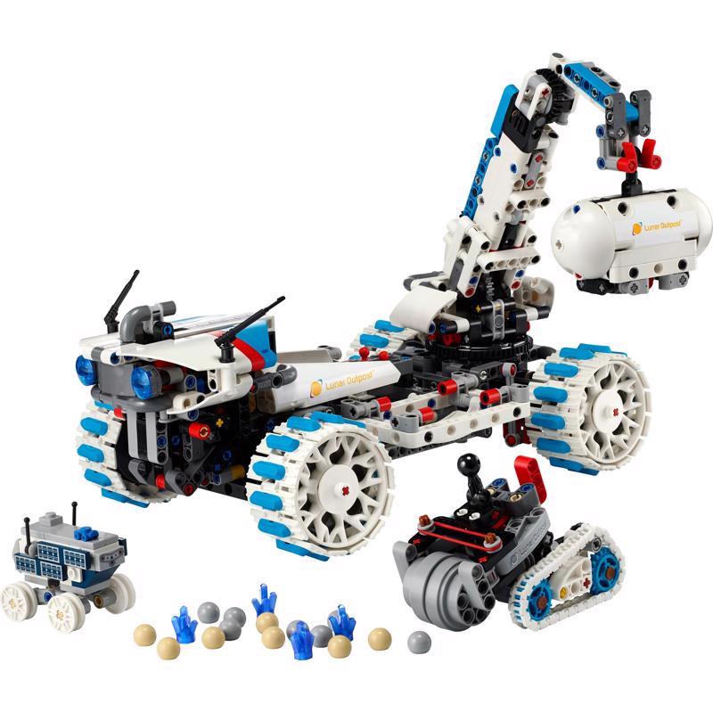 LEGO Technic Lunar Outpost Moon Rover Space Vehicle Building Set Multicolored 1082 pc
