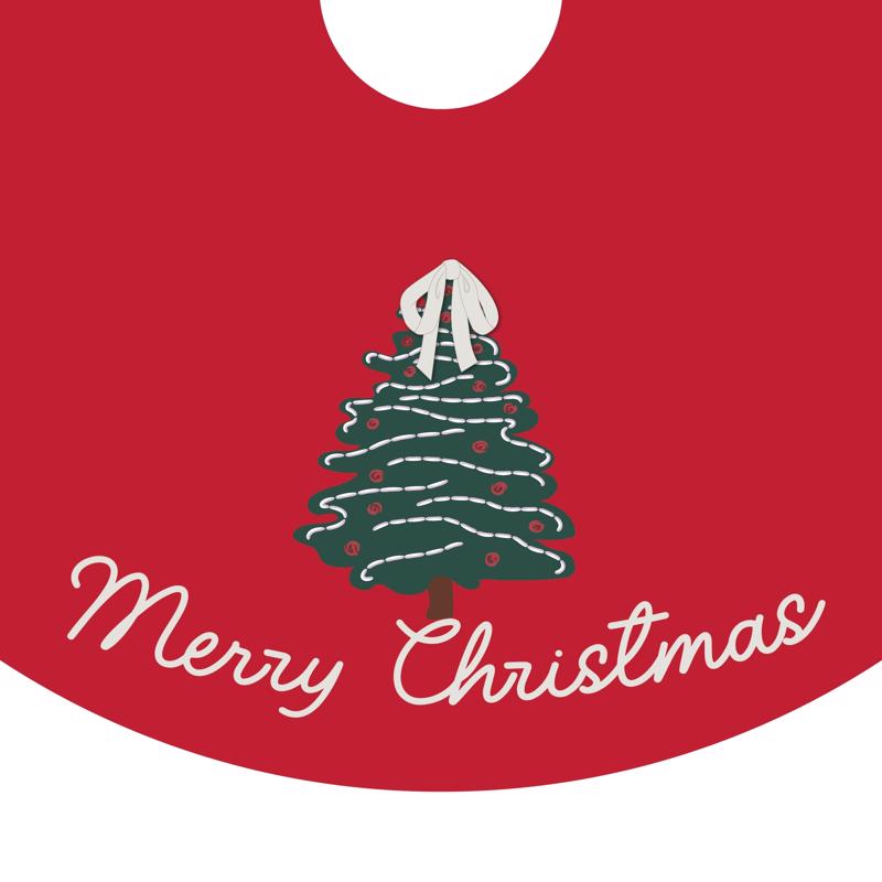 Celebrations Tree with Velvet Bow Tree Skirt