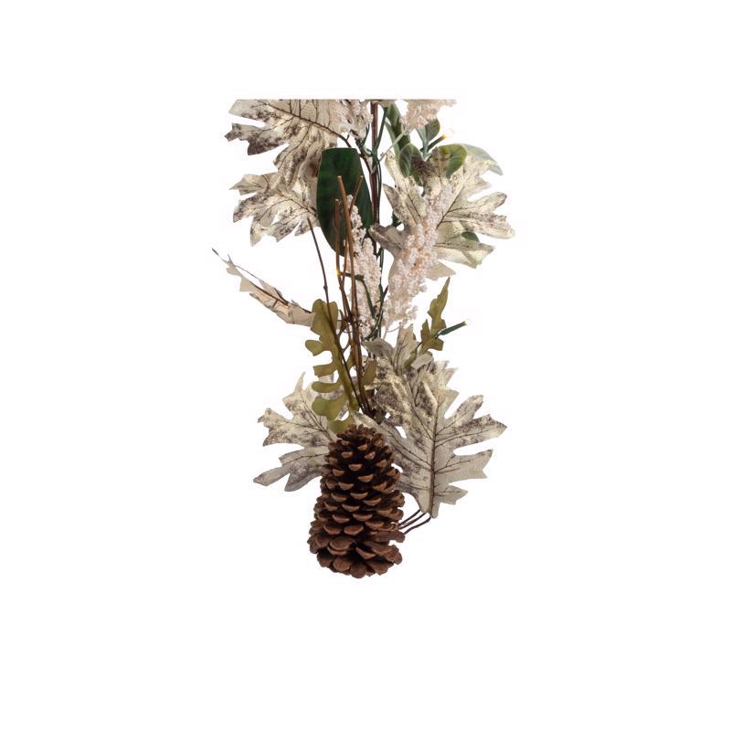 Celebrations Warm White 35 ct 9 ft. LED Neutral Fall Garland