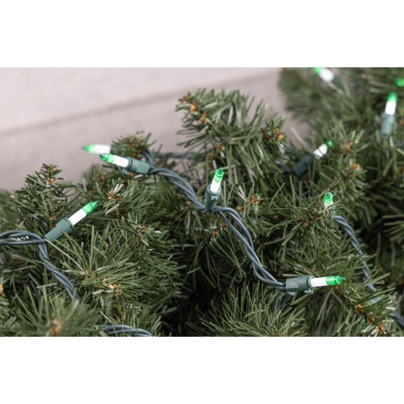 Celebrations LED T5 Holly Green/White 70 ct Two-Tone Christmas Lights 17.25 ft.