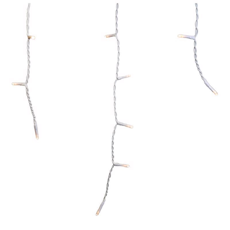 Celebrations LED Warm White 50 ct Icicle 3 ft.